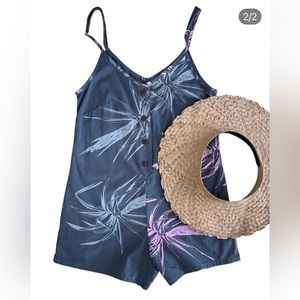 Kealopiko romper lg in Ulu print